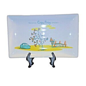 Disney Parks Radiator Cosy Posy Springs Porsche Plate Small Platter 6" x 9 3/4"